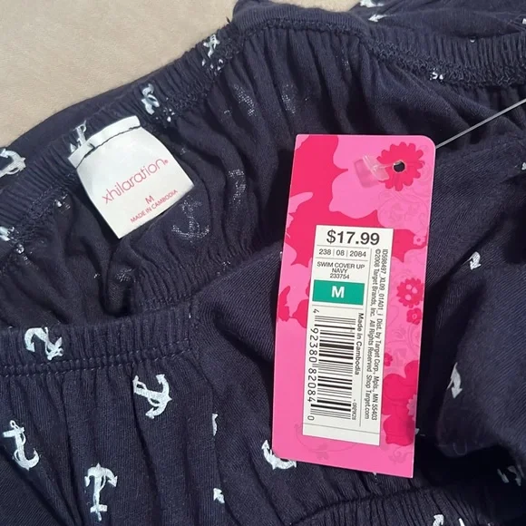 Xhilaration Navy Anchor Print Dress - Picture 5 of 5